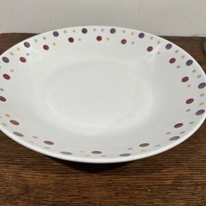 Pampered Chef‎ Simple Additions Dots Large Pasta Bowl 13.5"